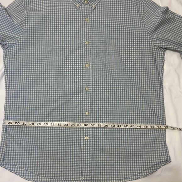 J.CREW,,SECRET WASH,LIGHT BLUE & WHITE,CHECKERED,BUTTON DOWN,MEN SHIRT.S… - Picture 6 of 12